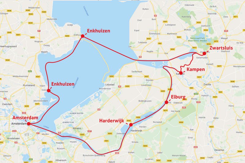 IJsselmeer route