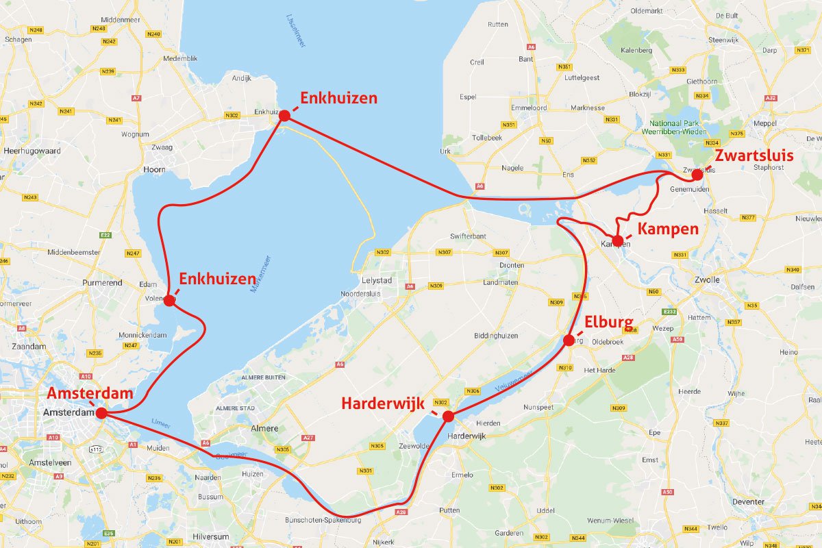 IJsselmeer route