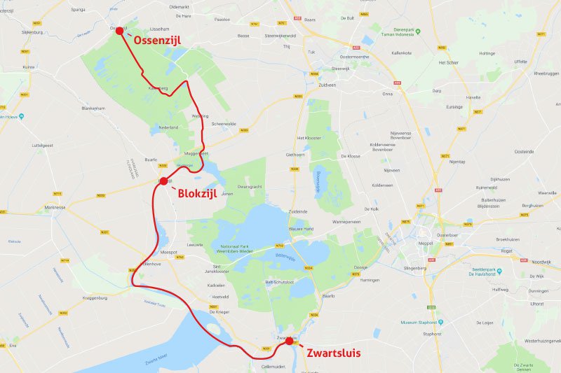 Zwartsluis > Ossenzijl